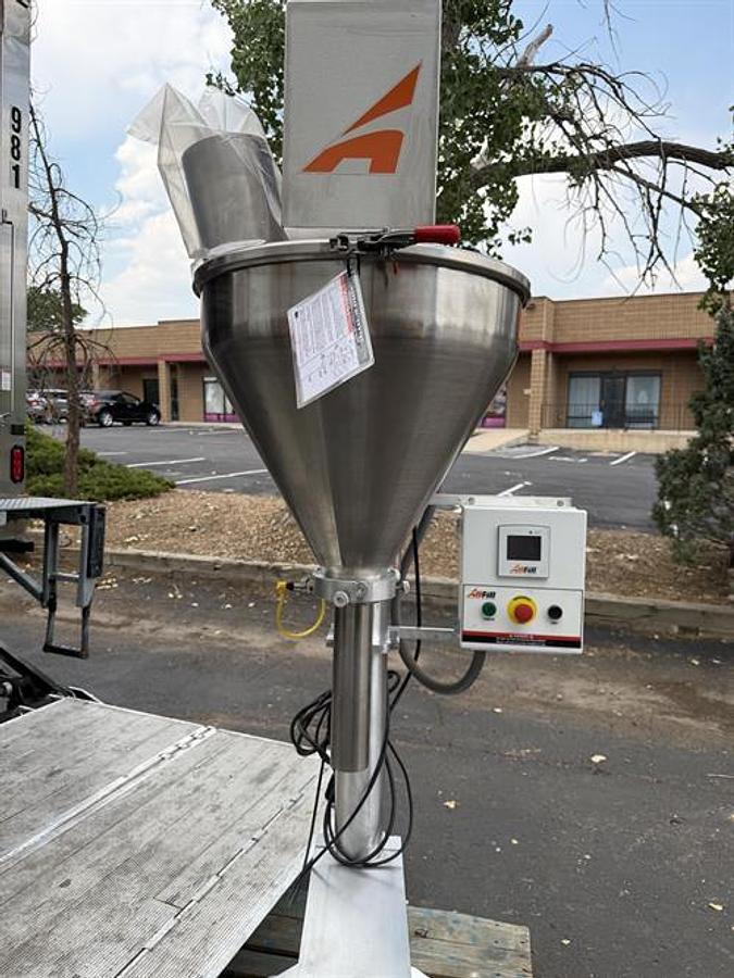 Used All-Fill model 350E Auger Filler on Stand