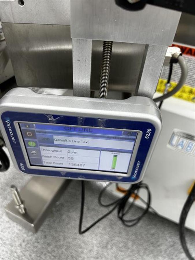 Usado AutoMate Model LW-40 Label-Vantage Pressure Sensitive Wraparound Labeler