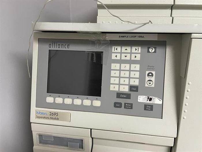 Used (2) Alliance HPLC with 2695 Separations Module and 2996 Photodiode Array Detector with one PC with software