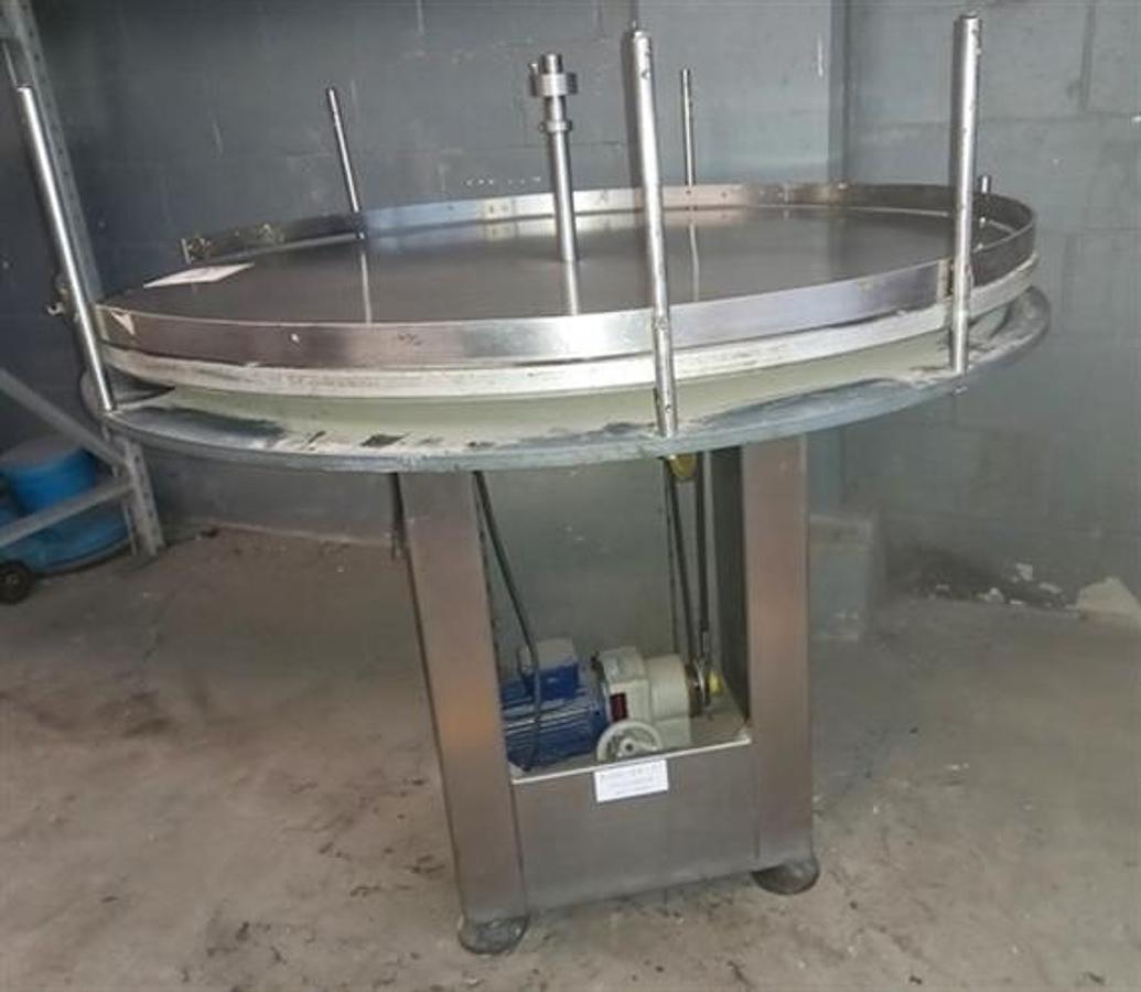 Used Stainless steel 46” accumulating table