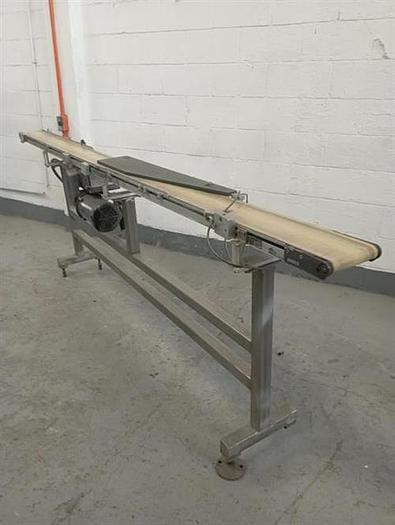 Used Dorner 200 series stainless steel belt conveyor