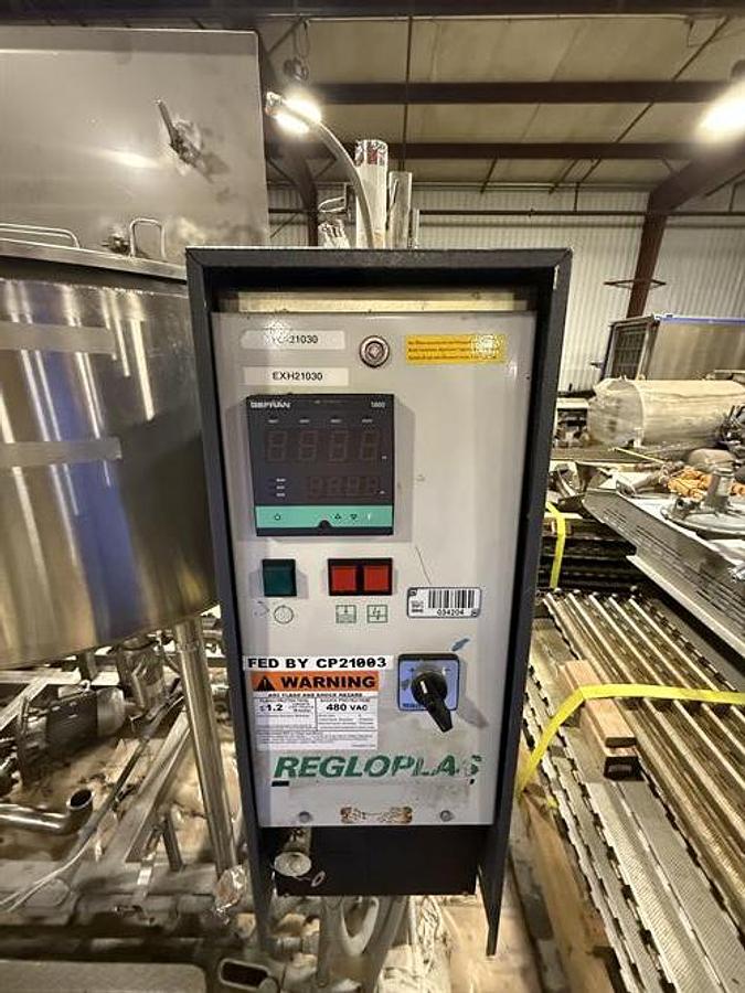 Used AB Process 150 Gallon SS jacketed and Mixing Kettle