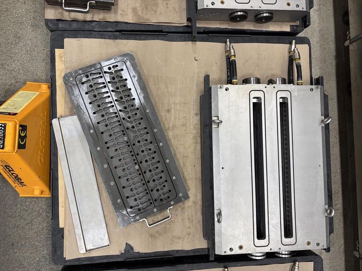 Used Imperial 600 x 225 One Shot Molding Plant with Loesch Bar Wrapper
