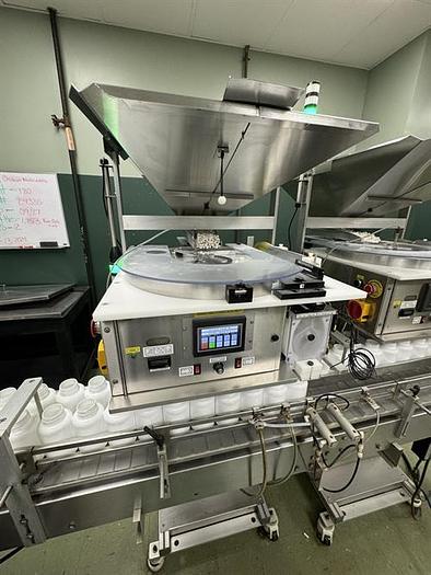 Used Pharmafill Model TC3 automatic dual lane tablet/capsule filling line