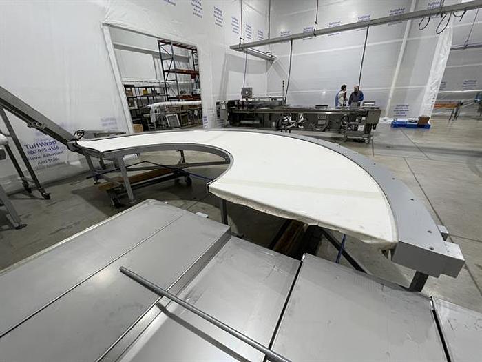 Used Bosch 42" wide 180 Degree Turn Conveyor