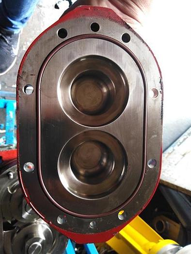 Used SPX Flow model 06U1 stainless steel positive displacement pump