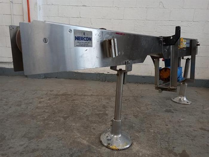Used Nercon stainless steel  conveyor