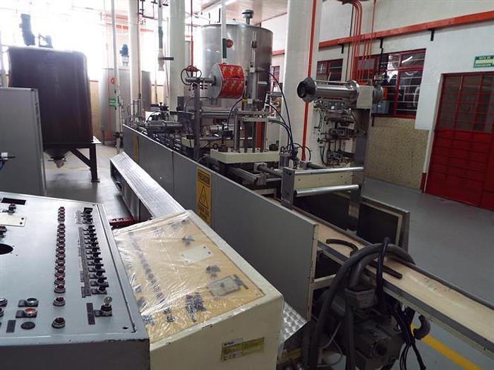 Used Agip Thermoform Form, Fill and Seal Machine for  Chocolate and Paste Products