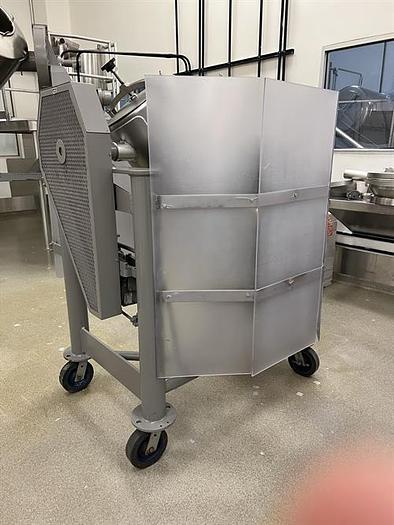 Used Patterson Kelley 3 Cu Ft stainless steel V Blender with intensifier bar