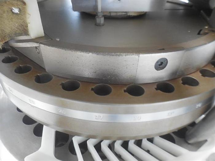 Used Adept stainless steel model ADR BB 35 station rotary tablet press