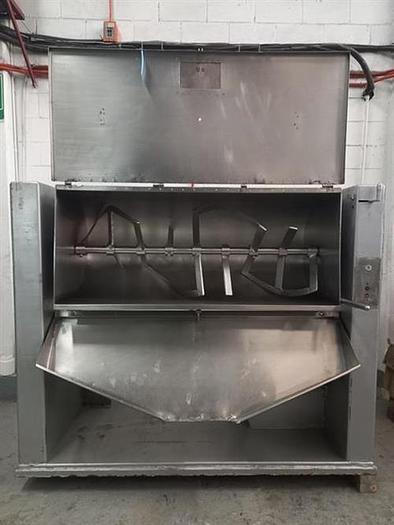 Used Stainless Steel 500 liter ribbon blender
