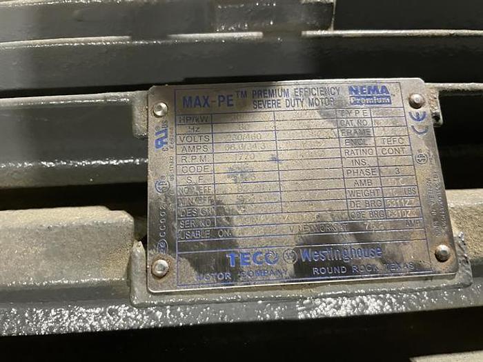 Used Patterson Kelley 60 cuft Stainless Steel V-Blender with Intensifier Bar