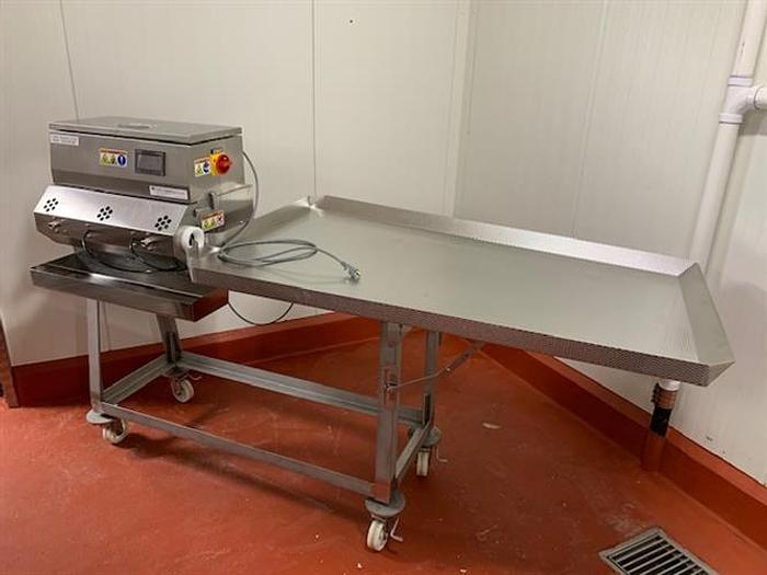 Used Kyoei Engineering model KKS-621WT double sausage cutter