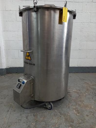 Used Stainless steel 53 gallon jacketed