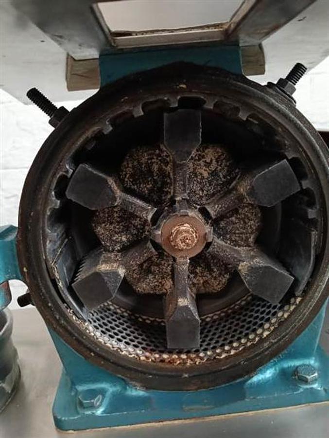 Used Pulvex model 200 carbon steel hammer mill