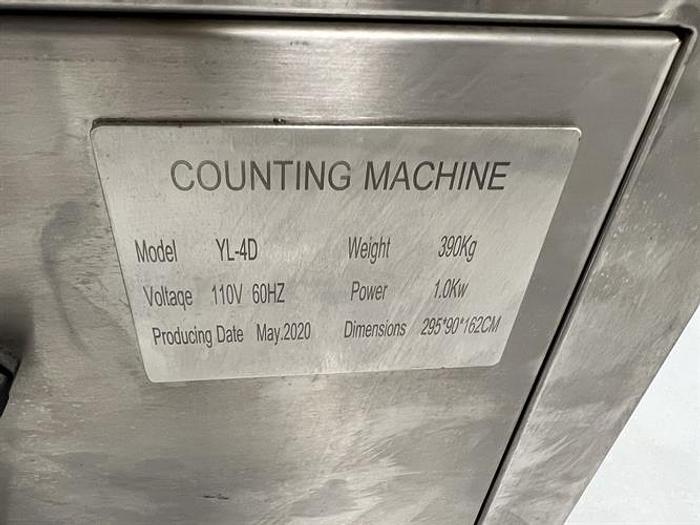 Used Scientific Solutions Model YL-4D Automatic Twin Tablet Counters With Conveyor