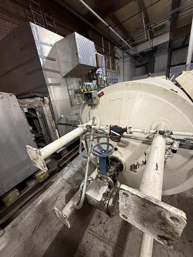 Used McCarter 14,500 lb Jacketed Vertical Agitated Chocolate Tank