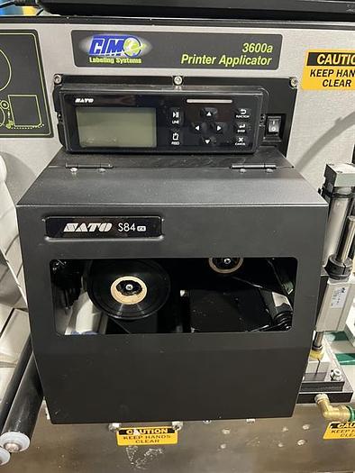 Used CTM Labeling Systems Model 3600a-AB-S84ex Print & Apply Labeler