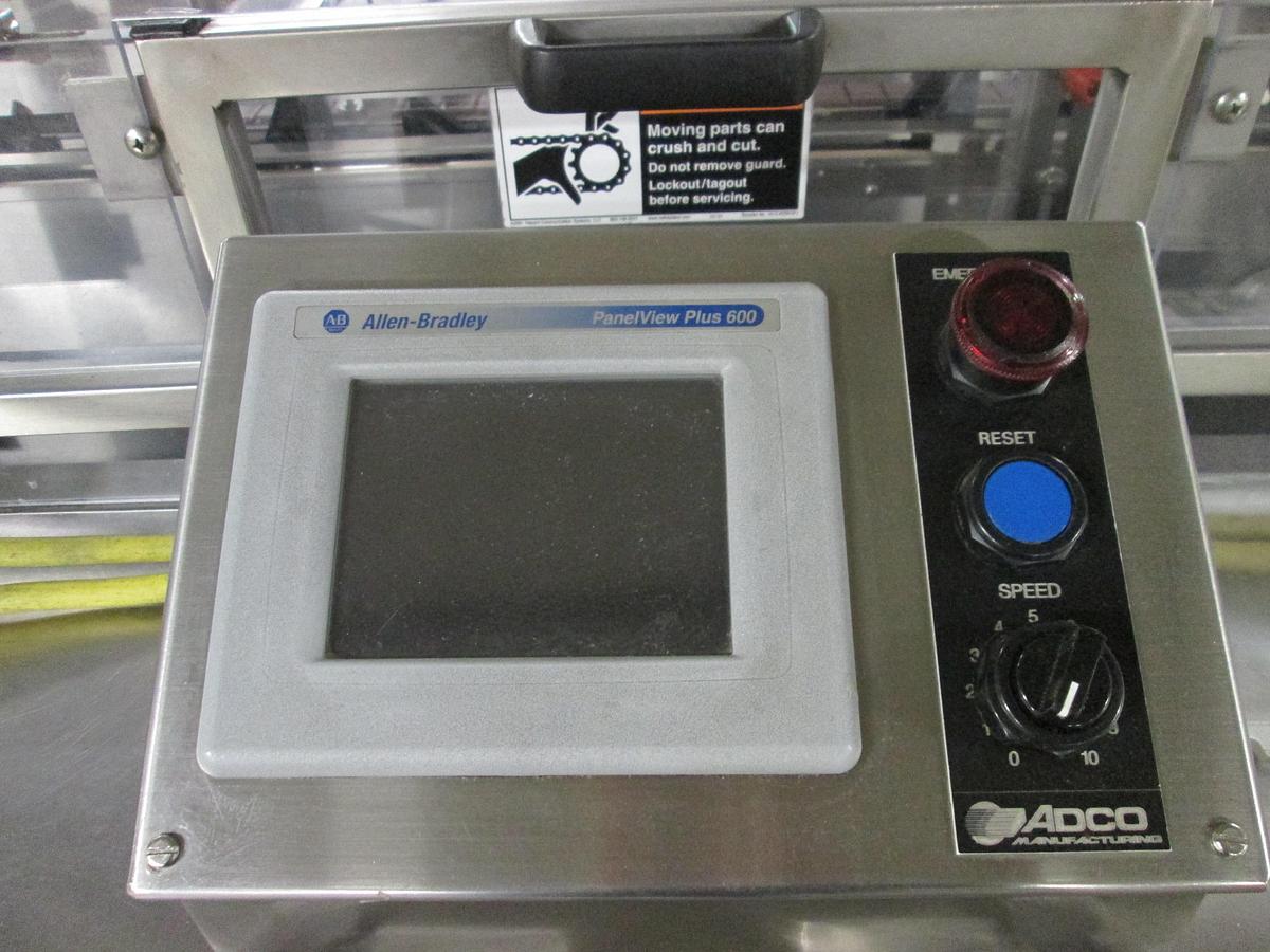 Used Adco Model 15DBC105SS Automatic Horizontal Cartoner