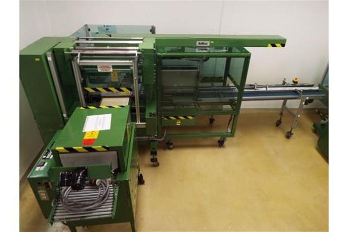 Used Kallfass Automatic Collator Stretch Film Bulls Eye Wrapper and Shrink
