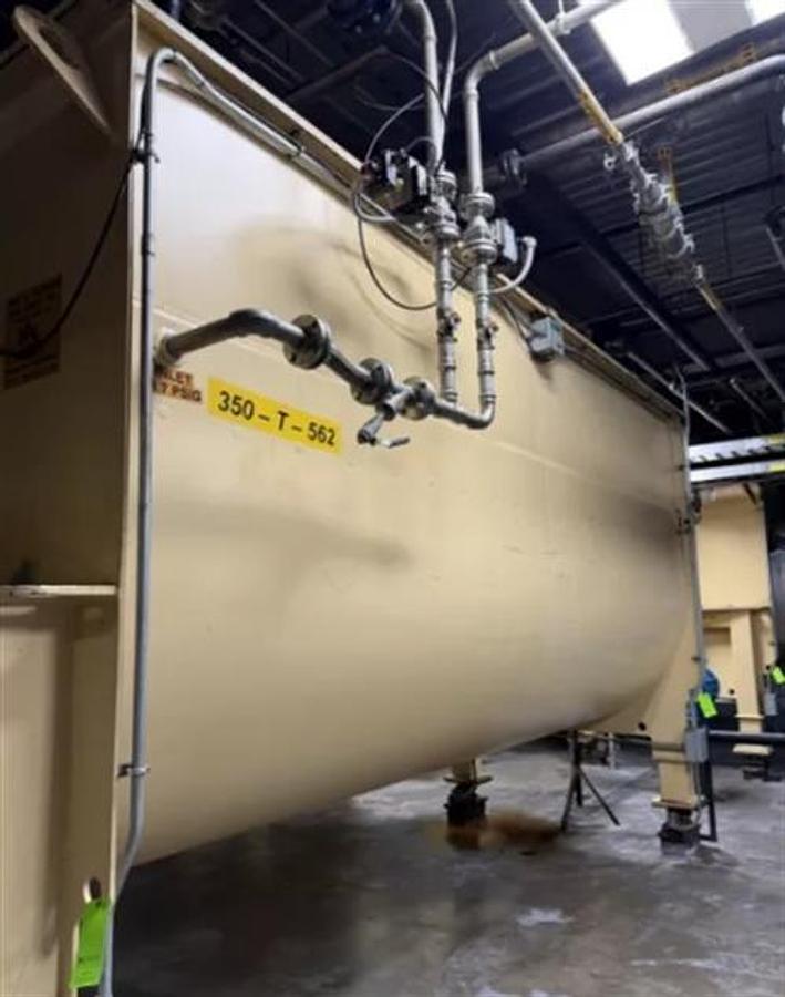 Used WM.A.Schmidt 50,000-lb Jacketed Horizontal Chocolate Tank