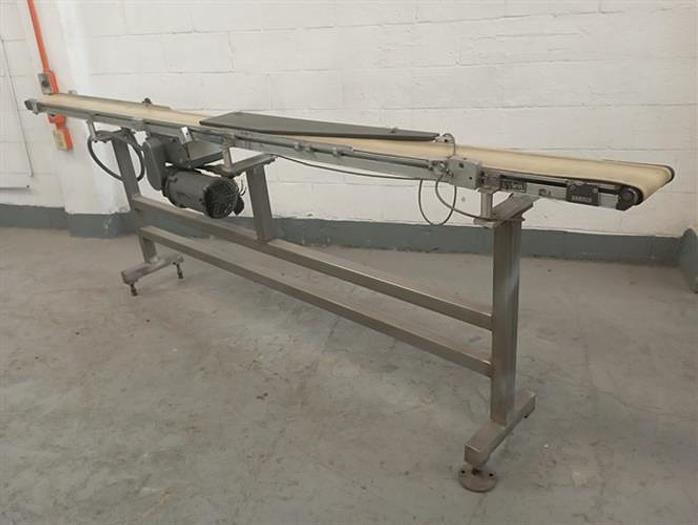 Used Dorner 200 series stainless steel belt conveyor