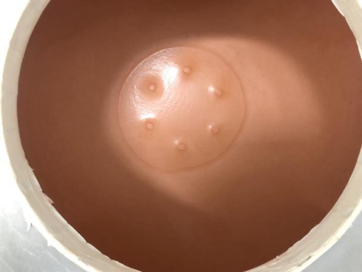 Used O'Hara 40" diameter canvas polishing pan