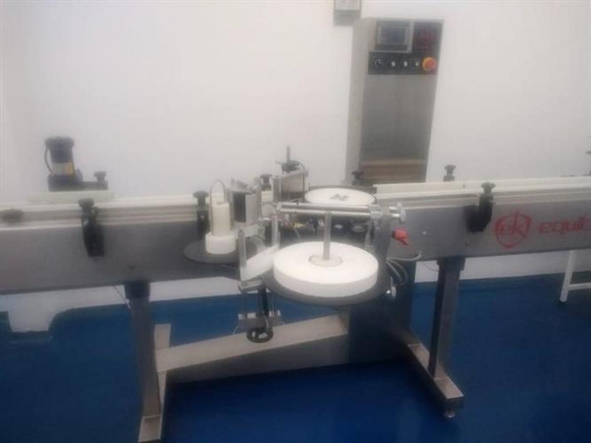 Used Nec Stainless steel tablet counter line including