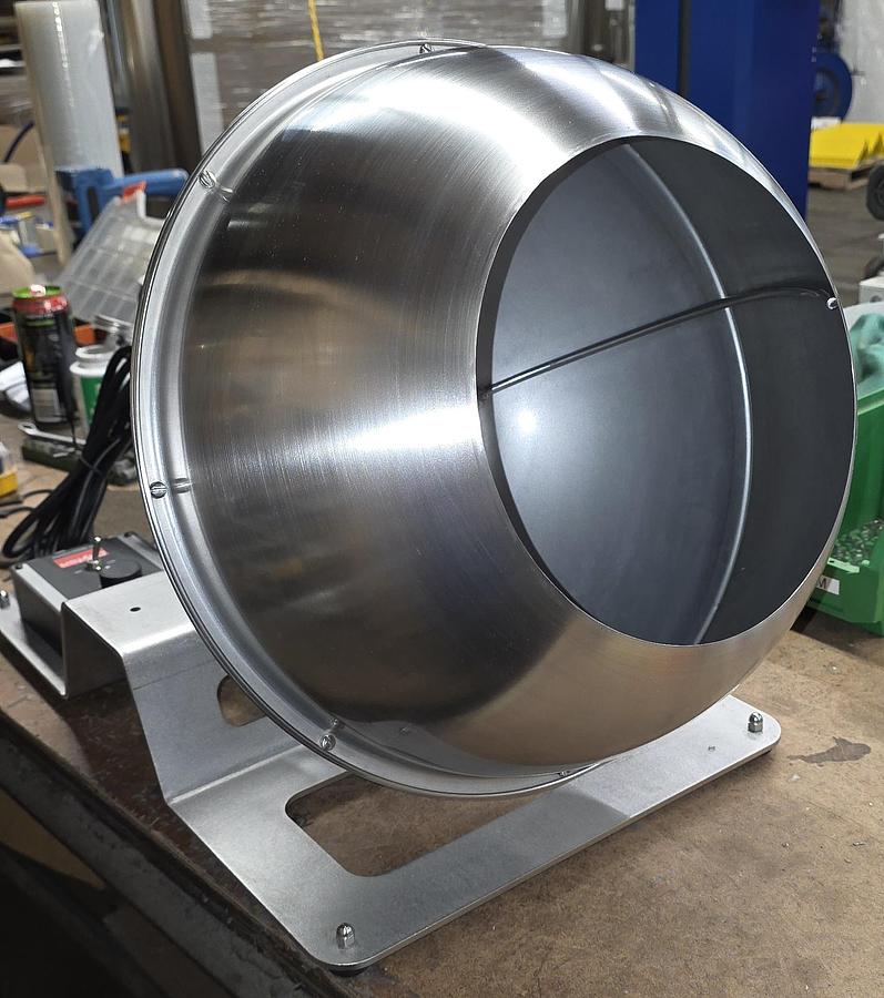 NATIONAL EQUIPMENT 12", 16" & 24" SS Coating Pans