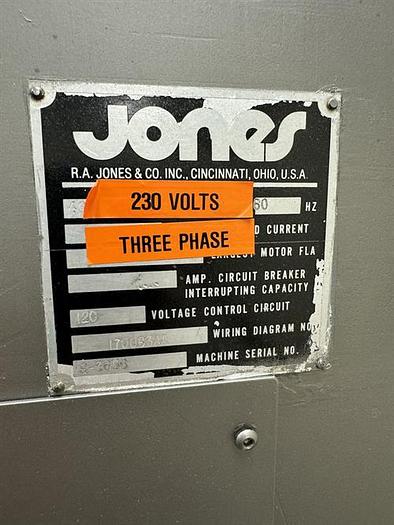 Used Rebuilt Jones model CMV5 vertical cartoner