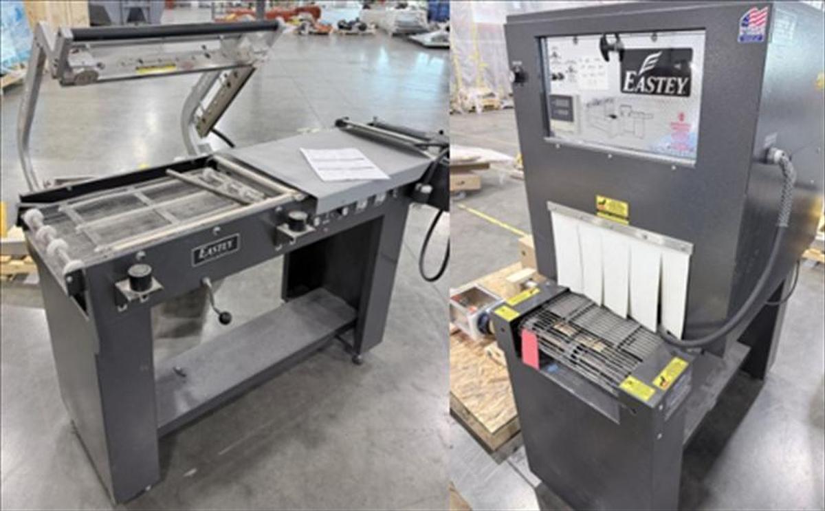Used Eastey L-Bar Sealer with Shrink Tunnel