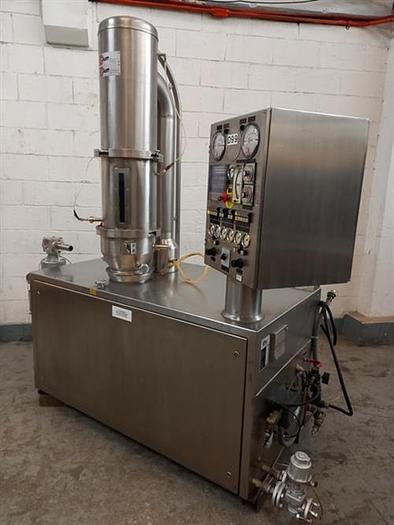 Used Glatt GPCG 3 Fluid Bed with spray head