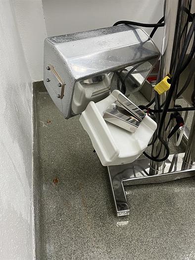 Used Safeline model 303 stainless steel metal detector for tablets