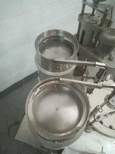 Used Mar model M stainless steel Monoblock type automatic piston filler