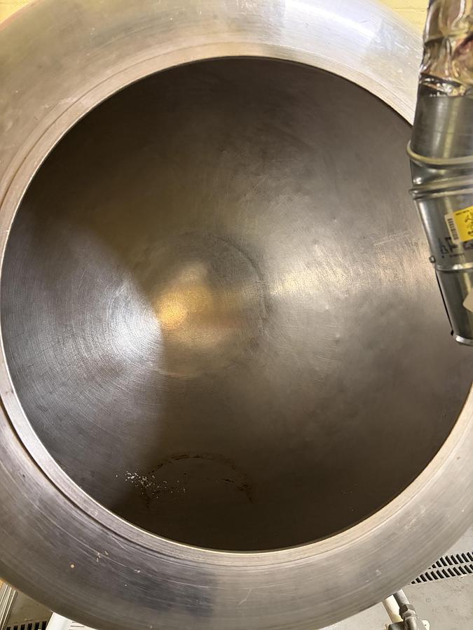 Used (3) Latini 42" Stainless Steel Coating Pans on Common Base