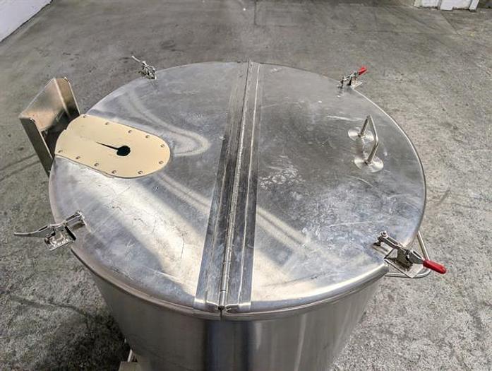 Used Custom Metalcraft model 4A5341600 75 gallon stainless steel tank