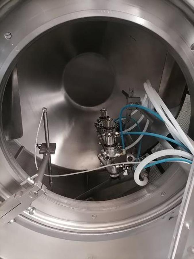 Used Thomas Engineering Accela-cota model 48-M111 automatic coating pan