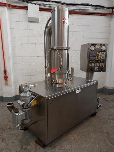 Used Glatt GPCG 3 Fluid Bed with spray head