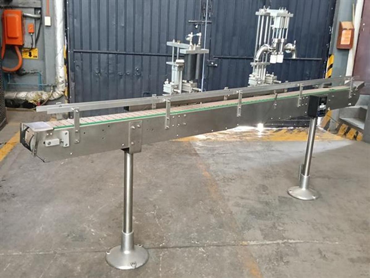 Used Cleveland model SGP-D-1002 stainless steel piston filler