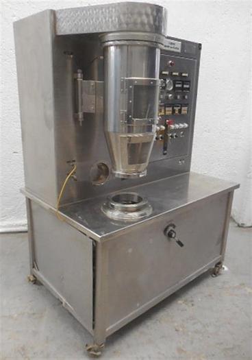 Used Freund SFC-Mini Stainless steel Laboratory Fluid bed dryer