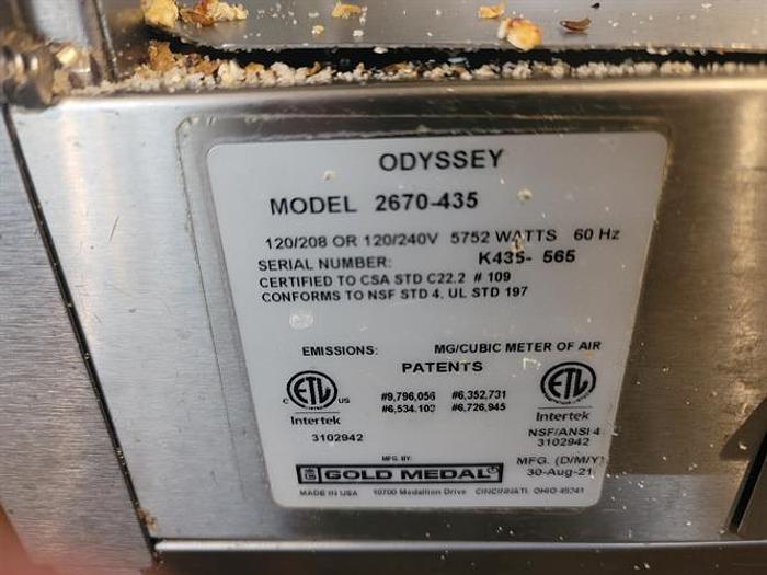Used Gold Medal Odyssey 32 ounce Oil Popcorn Popper