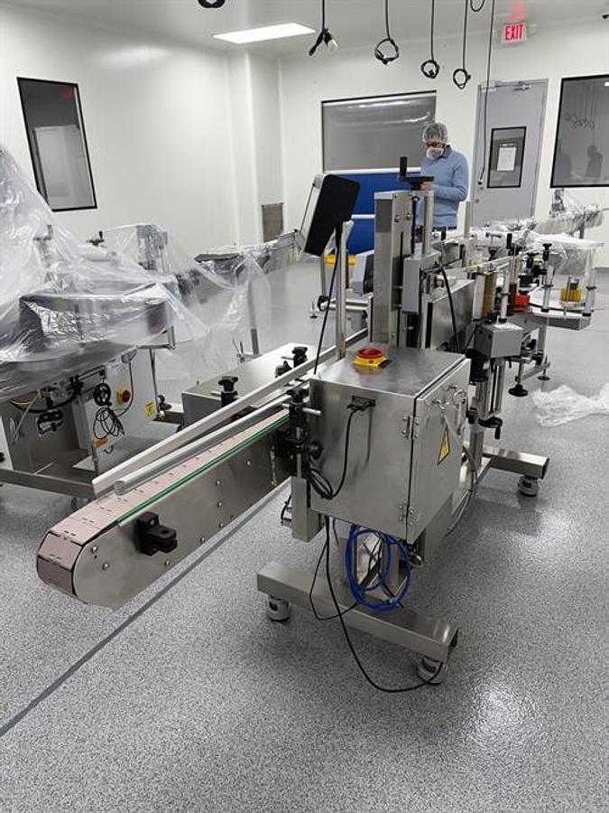 Used CVC Model 430 Front & Back And Wraparound Labeler