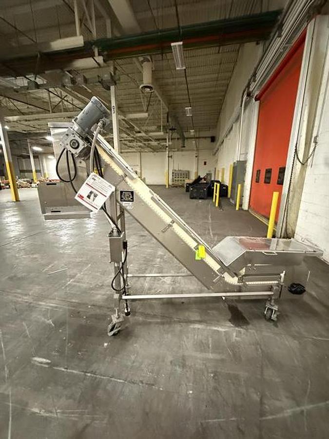 Used SSI Stainless Steel Inclined Elevator