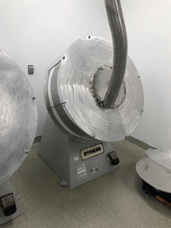 Used Stokes 40" diameter canvas polishing pan