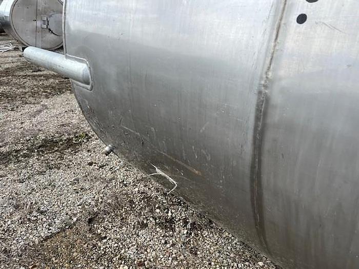 Used 3,400 Gallon (14000 Liter) 304 Stainless steel Tank