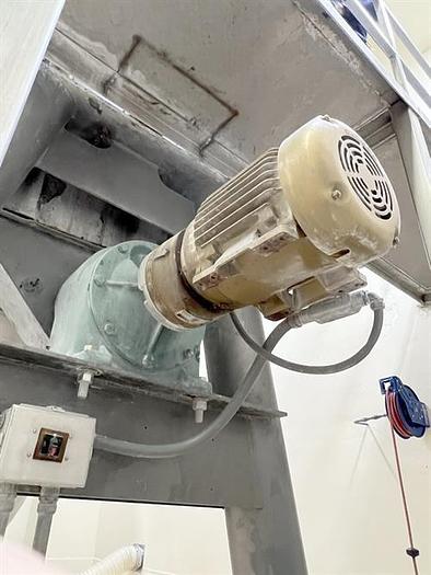 Used Patterson Kelley 150 Cu Ft stainless steel V blender