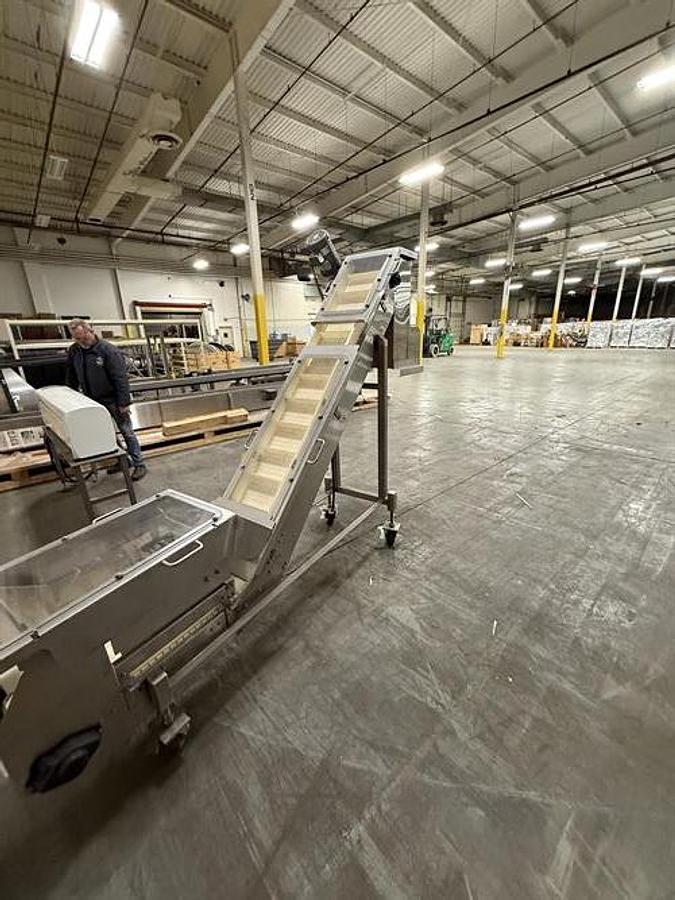 Used SSI Stainless Steel Inclined Elevator