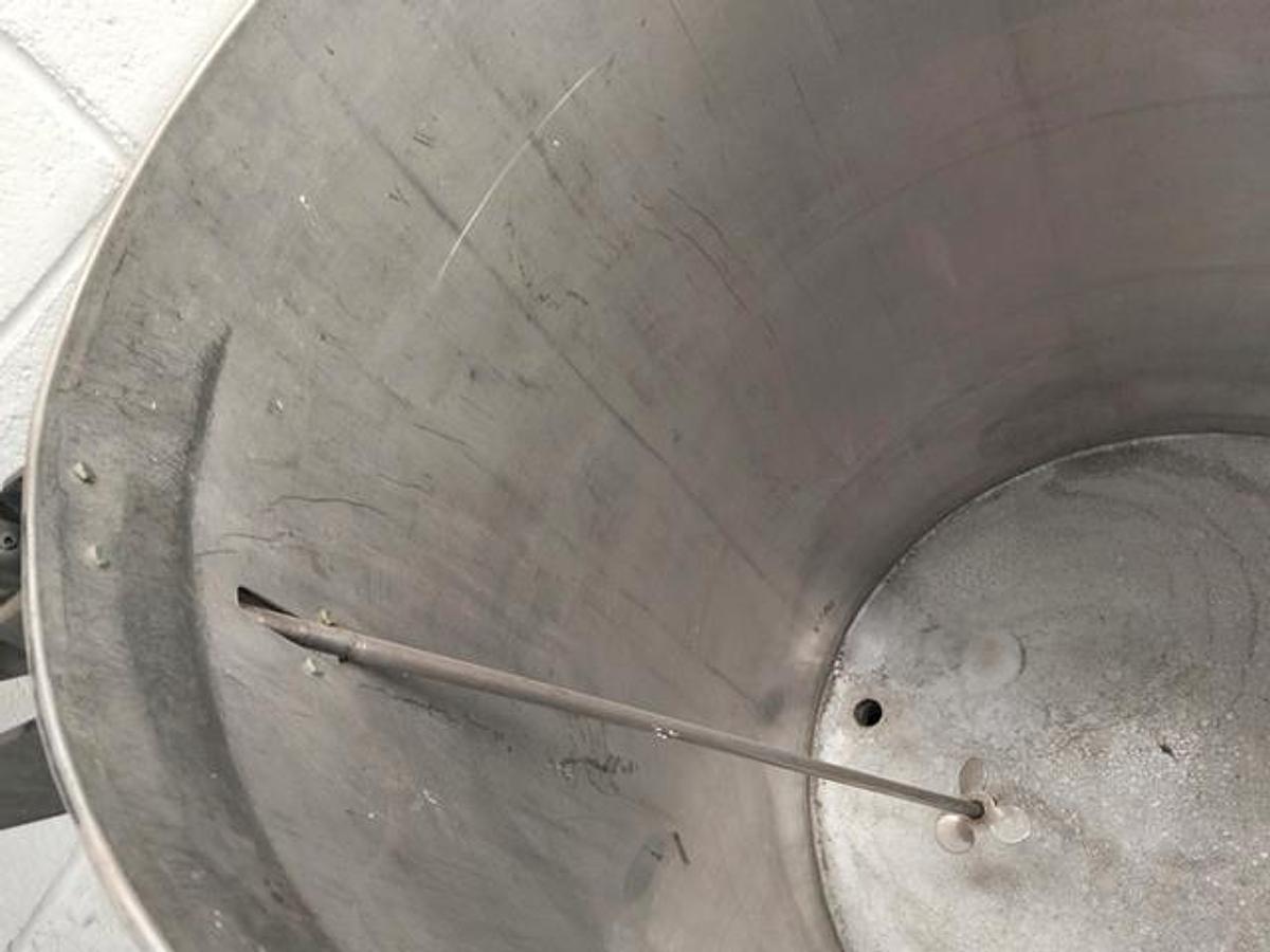 Used Tank Stainless Steel 117 gallon with Lightnin' mixer