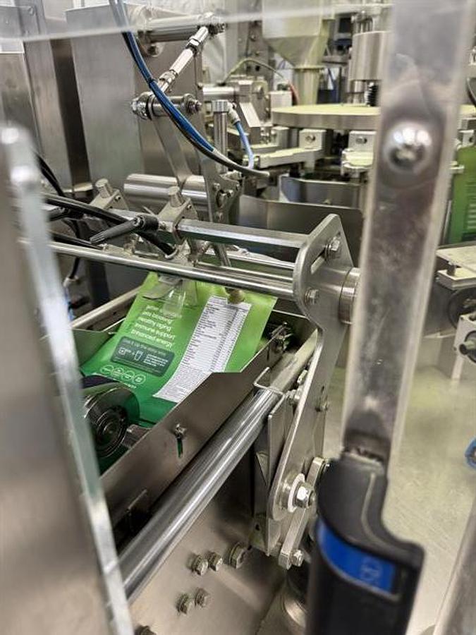 Used Ohlson Generation IV Rotary Pouch Packager With Auger Filler, Vacuum Powder, Scoop & Desiccant Pouch Feeders