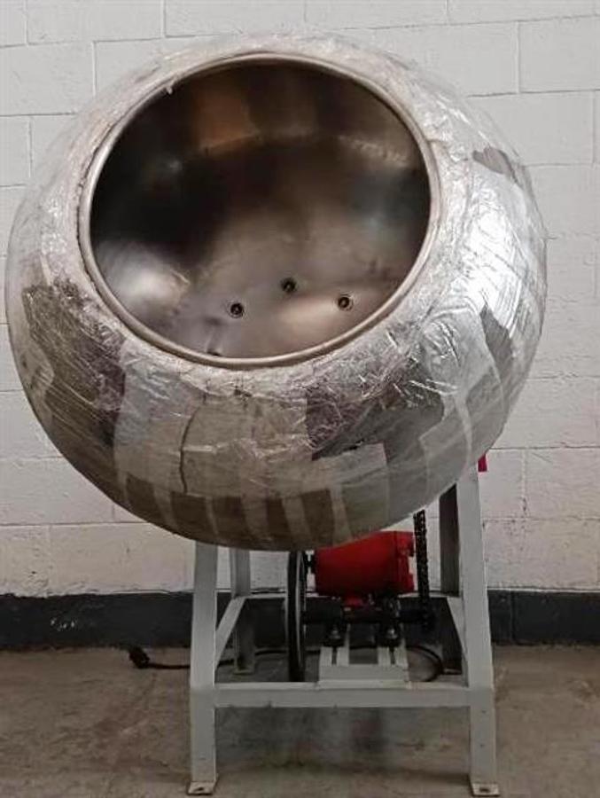 Used Stainless Steel 38" Diameter Coating Pan